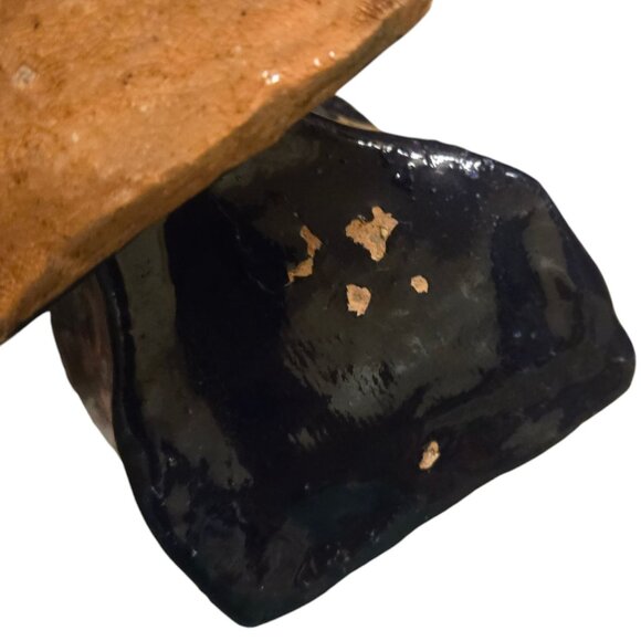 Golden Tongue Abstract Sculpture Handcrafted Vase Vessel OOAK Modern Art - Picture 4 of 16